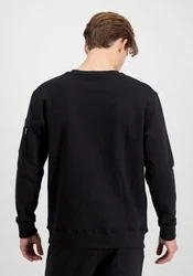 Alpha Industries Men Sweatshirts Organics Sweater Dunkelblau/Schwarz
