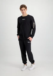 Alpha Industries Men Sweatshirts Organics Sweater Dunkelblau/Schwarz