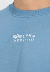 Alpha Industries Men Sweatshirts Organics Sweater Blau/Hellblau/Grau