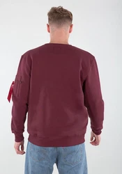 Alpha Industries Sweater NASA Reflective Dunkelrot/Bordeaux