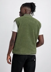 Alpha Industries Blouson Teddy Vest Dunkelgrün/Grün