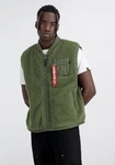 Alpha Industries Blouson Teddy Vest Dunkelgrün/Grün