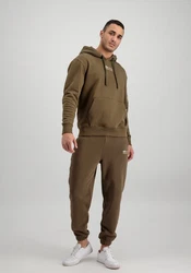 Alpha Industries Hoodie EMB  Khaki/Dunkelgrün/Braun