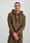 Alpha Industries Hoodie EMB  Khaki/Dunkelgrün/Braun