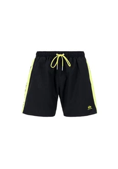Alpha Industries Beachwear Swim Short Herren Gelb/Dunkelblau