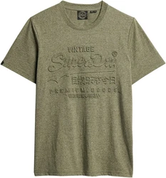 Superdry Rundhalsshirt GRAPHIC T SHIRT Dunkelgrün