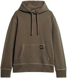 Superdry Kapuzensweatshirt Contrast Stitch Relaxed Hoodie braun