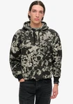 Superdry Kapuzensweatshirt Utility Camo Logo Loose Hood Schwarz/Creme/Gelb/Braun/Beige