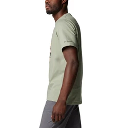 Columbia T-Shirt CSC Seasonal Logo Tee Dunkelgrün/Khaki/Grün/Hellgrün