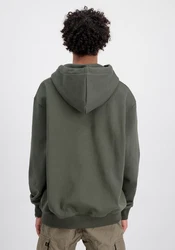 Alpha Industries Taped Pocket Hoodie Dunkelgrün/Khaki/Grün