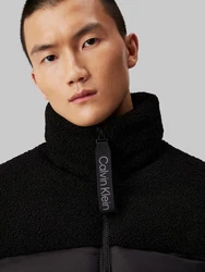 Calvin Klein Jeans Outdoorjacke SHERPA PUFFER JACKET Schwarz