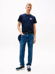 Tommy Jeans T-Shirt 'ESSENTIAL' Dunkelblau/Blau