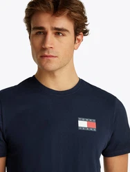 Tommy Jeans T-Shirt 'ESSENTIAL' Dunkelblau/Blau
