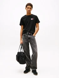 Tommy Jeans T-Shirt 'ESSENTIAL' Schwarz