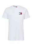 Tommy Jeans T-Shirt 'ESSENTIAL' Weiß/Creme