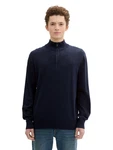 TOM TAILOR Denim Troyer mit Kragen dunkelblau