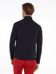 TOMMY HILFIGER Shirt ROLL NECK LS TEE navy/blau (desert sky)