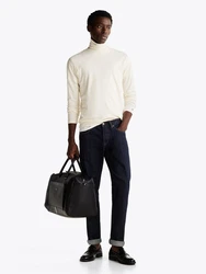 TOMMY HILFIGER Shirt ROLL NECK LS TEE ecru/wei/ivory petal