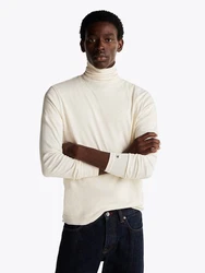 TOMMY HILFIGER Shirt ROLL NECK LS TEE ecru/wei/ivory petal