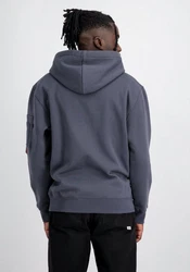 Alpha Industries Hoodie AI Reflective Grau/Dunkelblau/Hellgrau/Dunkelgrau