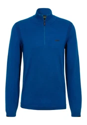 BOSS GREEN Strickpullover Ever-X_QZ mit Reißverschluss grün