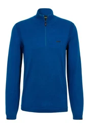 BOSS GREEN Strickpullover Ever-X_QZ mit Reißverschluss grün