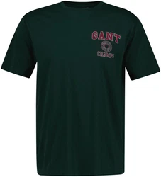 Gant T-Shirt CREST GRAPHIC TSHIRT Dunkelgrün/Grün