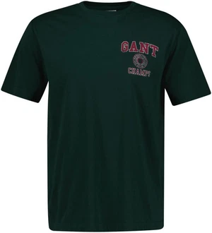 Gant T-Shirt CREST GRAPHIC TSHIRT Dunkelgrün/Grün