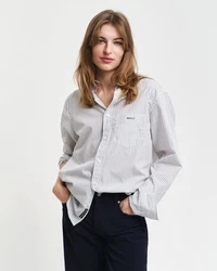 Gant Langarmhemd REG POPLIN STRIPE wei