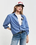 Gant Langarmhemd REG POPLIN STRIPE Blau/Pastell/Hellblau