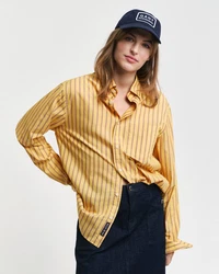 Gant Langarmhemd REG POPLIN STRIPE Gelb