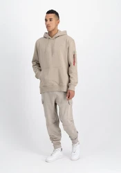 Alpha Industries Hoodie X-Fit Label II Khaki/Beige/Braun/Grau