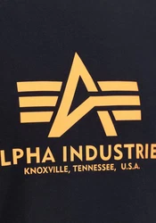 Alpha Industries Basic Reflective Print T-Shirt Schwarz/Rot/Orange/Dunkelgrün/Blau