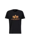 Alpha Industries Basic Reflective Print T-Shirt Schwarz/Rot/Orange/Dunkelgrün/Blau