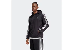 ADIDAS ORIGINALS Sweatjacke Kapuzensweatshirt 'Adicolor' schwarz/wei