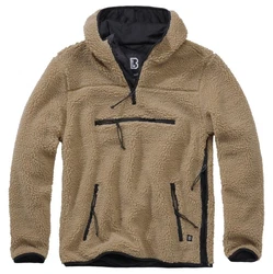 Brandit Teddyfleece Worker Pullover Braun/Khaki
