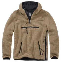 Brandit Teddyfleece Worker Pullover Braun/Khaki