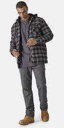 Dickies Flanellhemd Schwarz/Grau/Dunkelgrau/Hellgrau