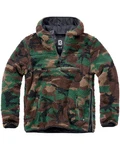 Brandit Teddyfleece Worker Pullover woodland Brandit Teddyfleece Worker Pullover woodland