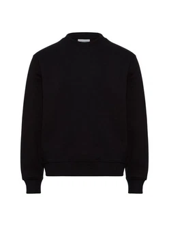 Jack & Jones Sweatshirt Basic Sweatshirt Regular Fit Schwarz