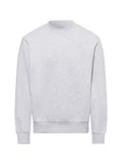 Jack & Jones Sweatshirt Basic Sweatshirt Regular Fit Grau/Hellgrau