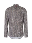 Finshley & Harding Businesshemd Rot/Lila/Grau/Braun