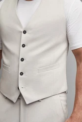 Digel Sakko Weiß/Schwarz/Creme/Khaki