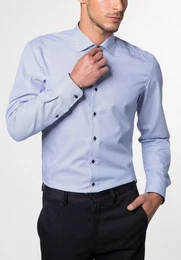 Blusenshirt Hemd 8992 F140, dunkelblau