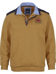 Babista Sweatshirt BELLAVUNTO mit Brust-Stickerei gelb/dunkelgelb