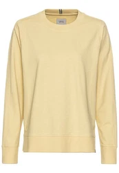 camel active Rundhalspullover SWEAT Vanille