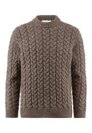 Strickpullover aus reiner Rhnschafwolle (1-tlg)