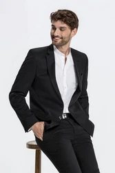 GREIFF Sakko Corporate Sakko BASIC Herren OEKO TEX Schwarz