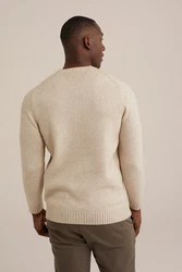 WE Fashion Sweater Beige/Weiß/Khaki/Creme/Braun