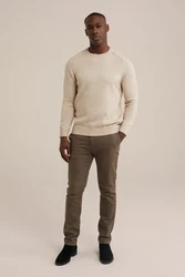 WE Fashion Sweater Beige/Weiß/Khaki/Creme/Braun